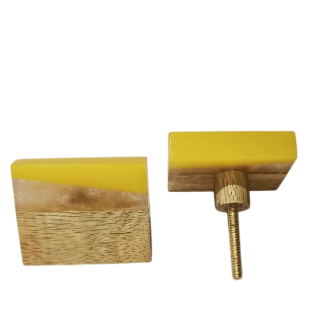 IRON & WOOD RESIN KNOB (POLISH & COLOR)